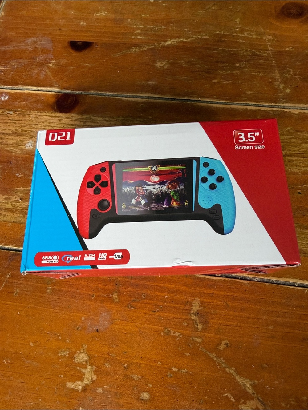 Q2 Portable Handheld Gaming Console in Red